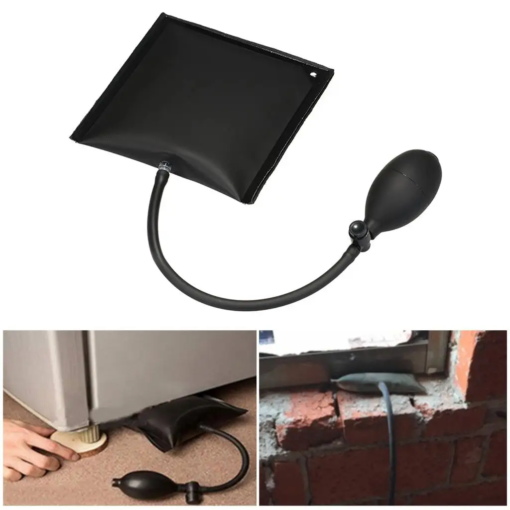 Luchtpomp Wedge Opblaasbare Shim Deur Raam Installatie Autoreparatie ~Zwart