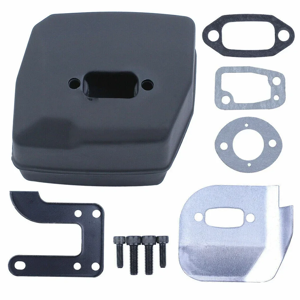 For Chainsaw Exhaust Muffler Deflector Kit With Silencer And Brackets For 61 268 272 272XP 268K 272S