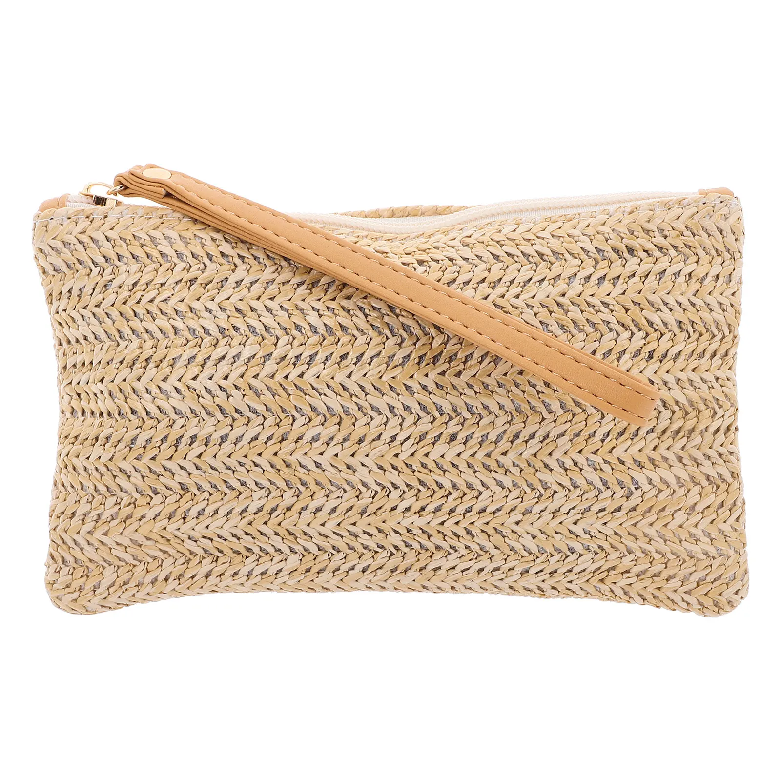 

Straw Clutch Bag Beach Clear Pouch Woven Tote Bags Women Vacation Handbag Clutch Phone Purse Summer Travel Wallet