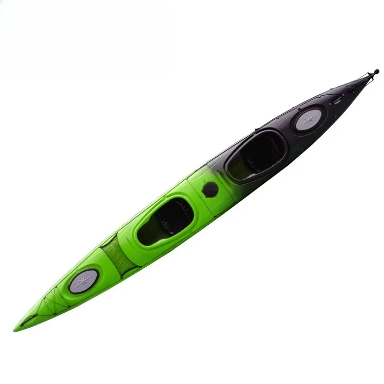 المهنية 5.6 م 19 قدم شخصين يجلسون في قوارب الكاياك نهر البحر سباق المحيط بجولة كاياك