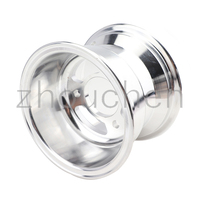 6 inch Flange Aluminum Wheel Hub use 145/70-6 13x5.00-6 13x6.50-6 ATV 3 hole Vacuum rims for 110-125cc Go-Kart ATV