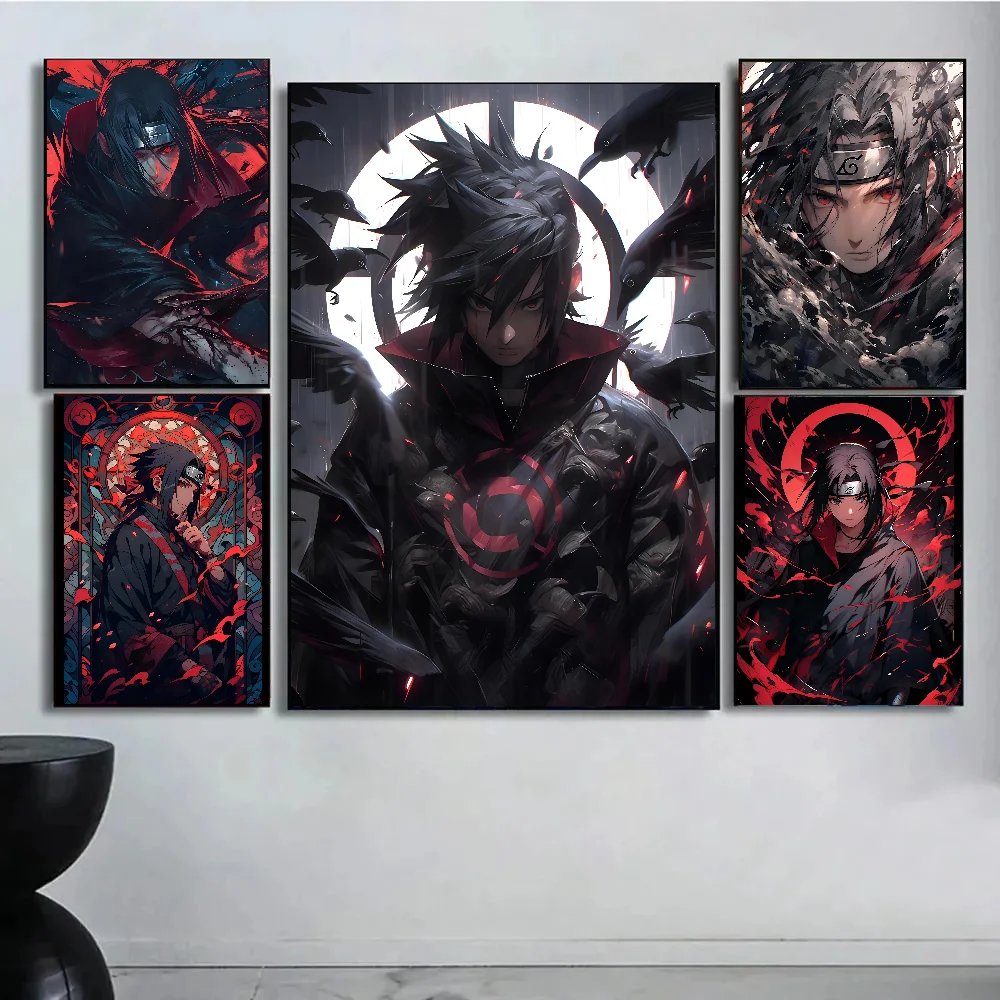 Anime Uchiha Itachi N-Naruto Poster Paper Print Home Living Room Bedroom Entrance Bar Cafe Art Painting Decoration