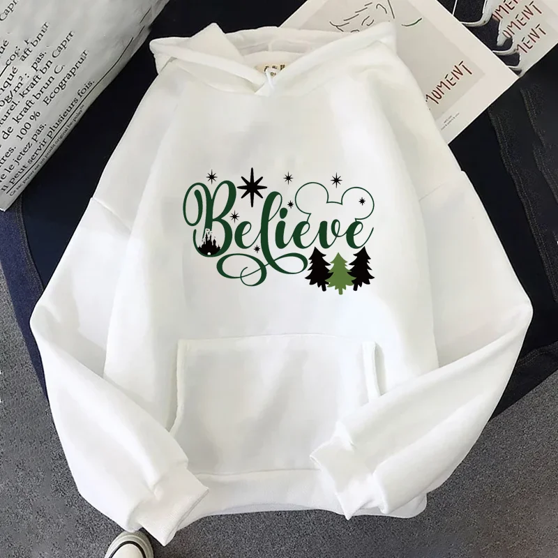 เสื้อฮู้ดอนิเมะดิสนีย์ไมค์กี้ผู้หญิงฮาราจูกุฤดูใบไม้ร่วงฤดูหนาวการ์ตูนผู้หญิงเสื้อสวมหัวลำลองแฟชั่นแบบสตรีทเสื้อสเวตเตอร์คอกลม