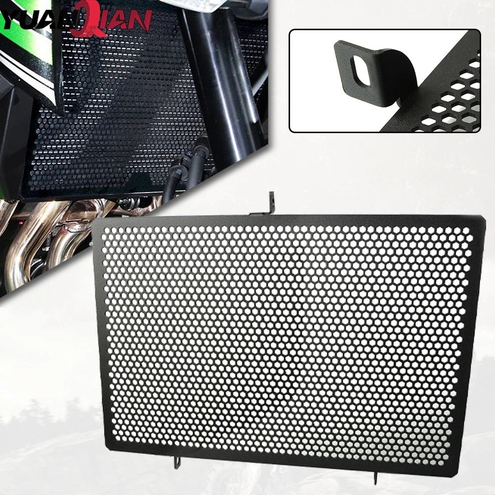 

Motorcycle Parts FOR KAWASAKI Z750 Z800 Z1000 ZR1000F NINJA1000 Z1000SX Radiator Grille Guard Cover Oil Cooler Guard Protector