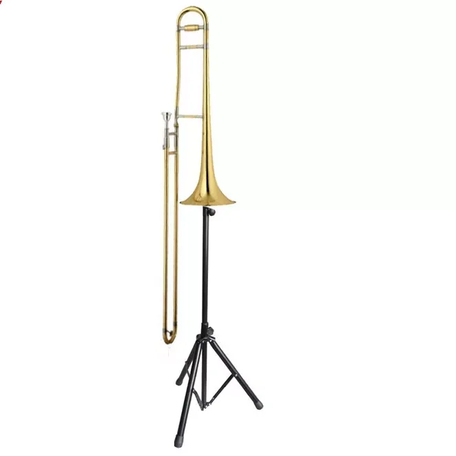 Alto Tenor Bass Trombone Display Exhibition Stand Pull Pipe Support Wind Instrument Holder For Stage Performance Band Practice