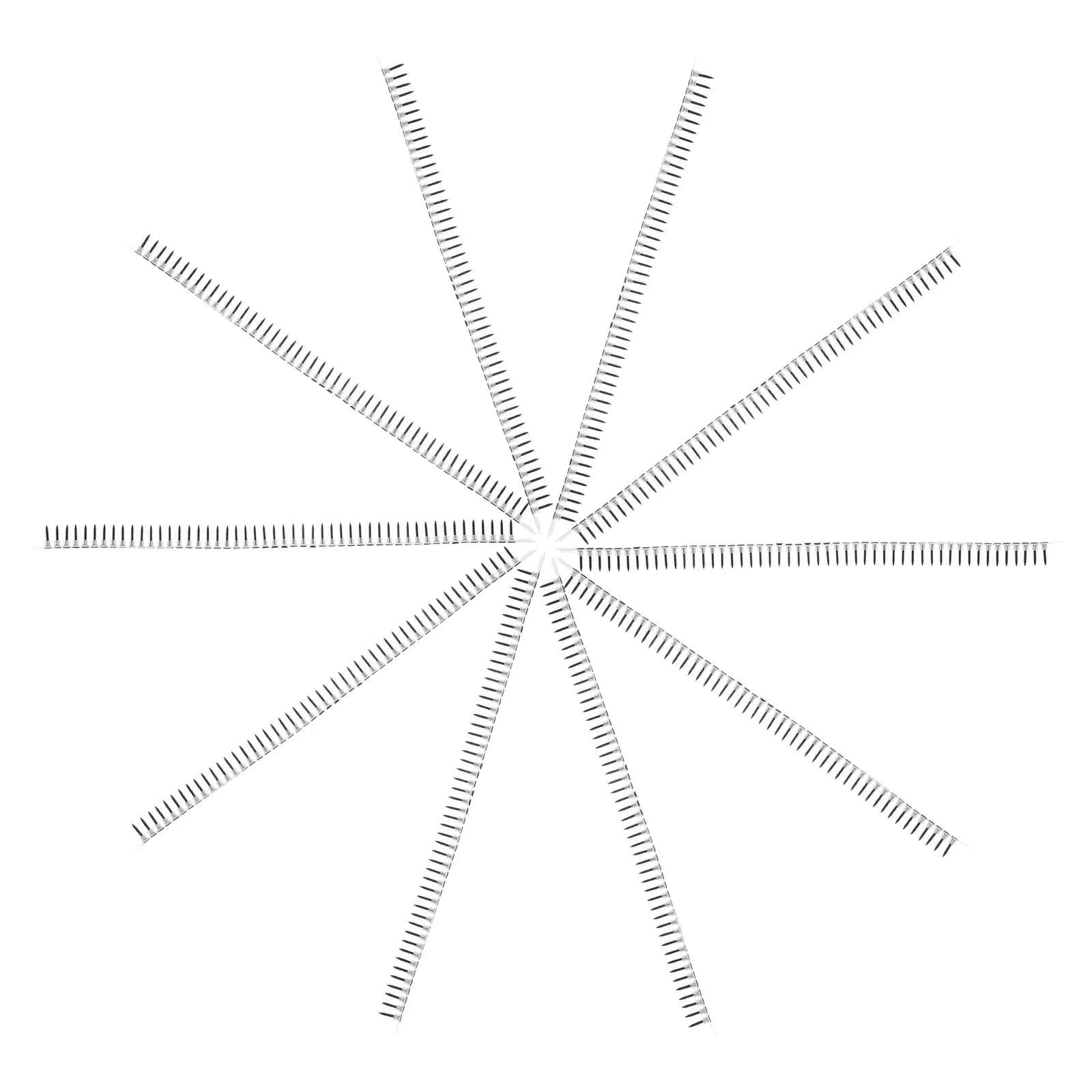 1000Pcs Drywall Screws Plastic Collated Heavy Duty Strip for Woodworking Renovation Wall Anchors Picture Frame Hanging