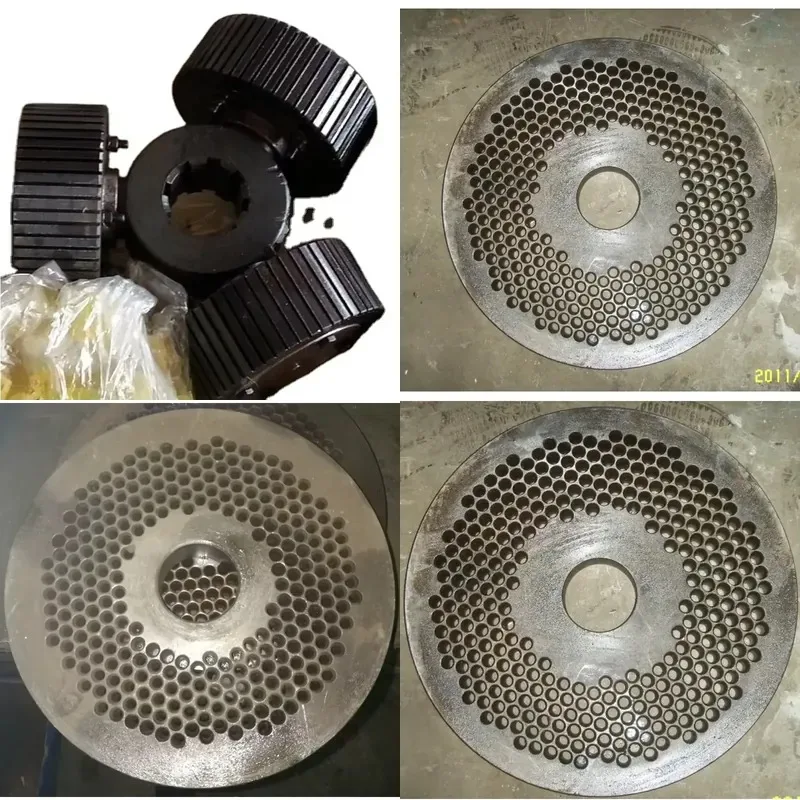 Granulator Spare Parts Three Mobile Rollers KL400 MKL395 MKL295 Pig Granulator Matrix Roller Shell Shaft