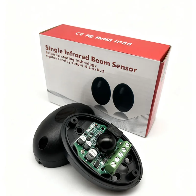 Sensor Inframerah ABO 20 Meter Detektor Inframerah Sinar Tunggal Saklar Induksi Tubuh Manusia Sistem Keamanan Pintu Rumah Pintar Luar Ruangan