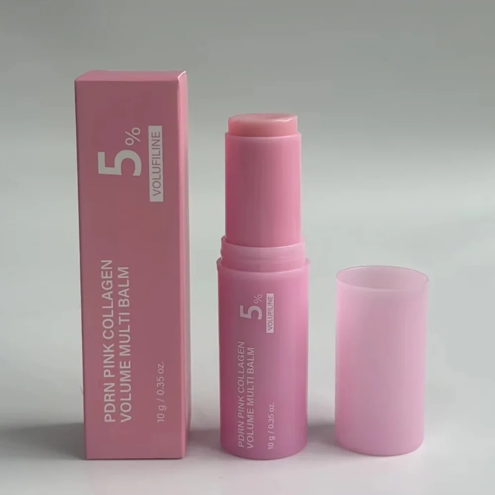 PDRN Pink Collagen Volume Multi Balm 5% Volufiline Hydrating and Nourishing Portable Moisturizating Stick For Face And Body
