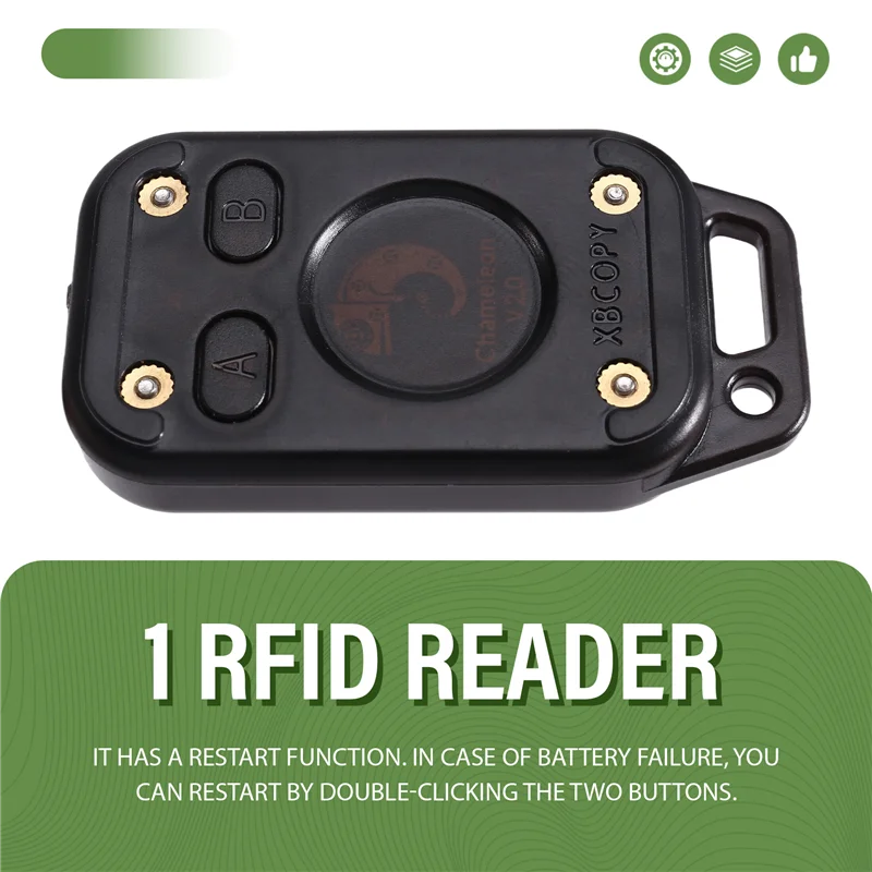 【СОВЕРШЕННО НОВЫЙ】Chameleon Ultra V2.0 RFID Smart Chip Reader Эмулятор 125 кГц 13,56 МГц NFC-дубликатор карт Декод с функцией отдыха