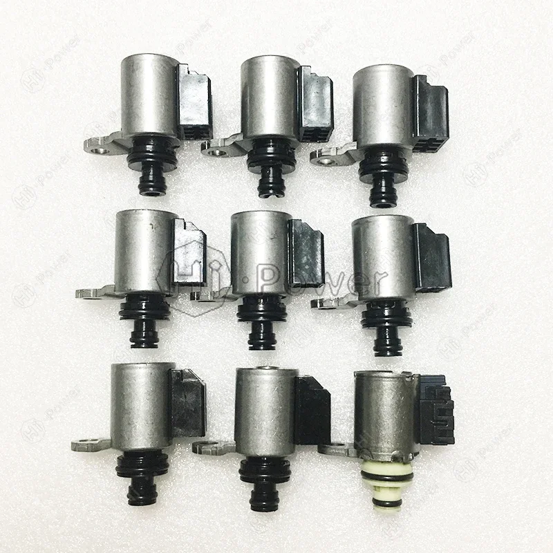 9PCS JR710E JR711 RE7R01A CVT Tested Transmission solenoid for Nissan Pathfinder/Titan/Infiniti EX37/FX50/G37/370Z