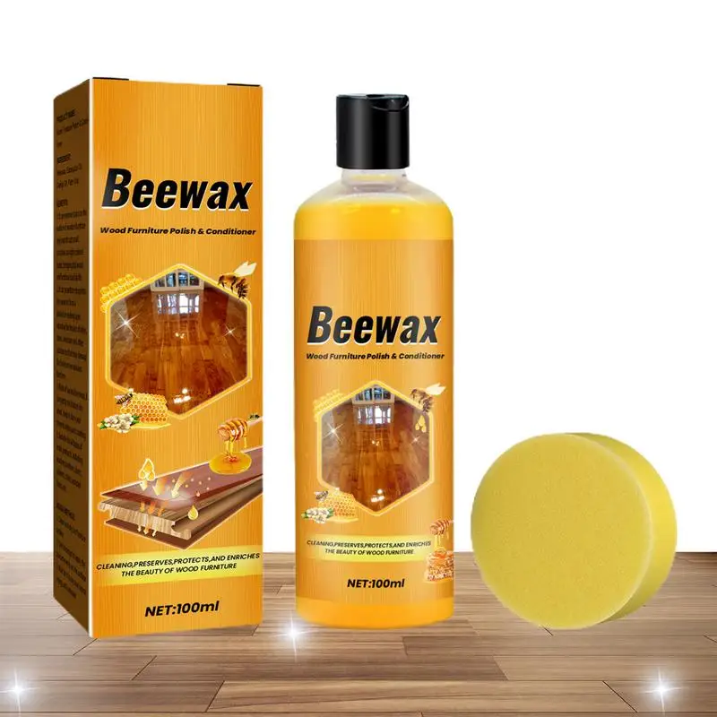 Furniture Polishing Beeswax Natural Beeswax Wood Seasoning Beeswax Wooden Floor Cleaning Maintenance Polished Brighten Care Wax