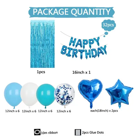 12 best sales नीला गुब्बारा - №4