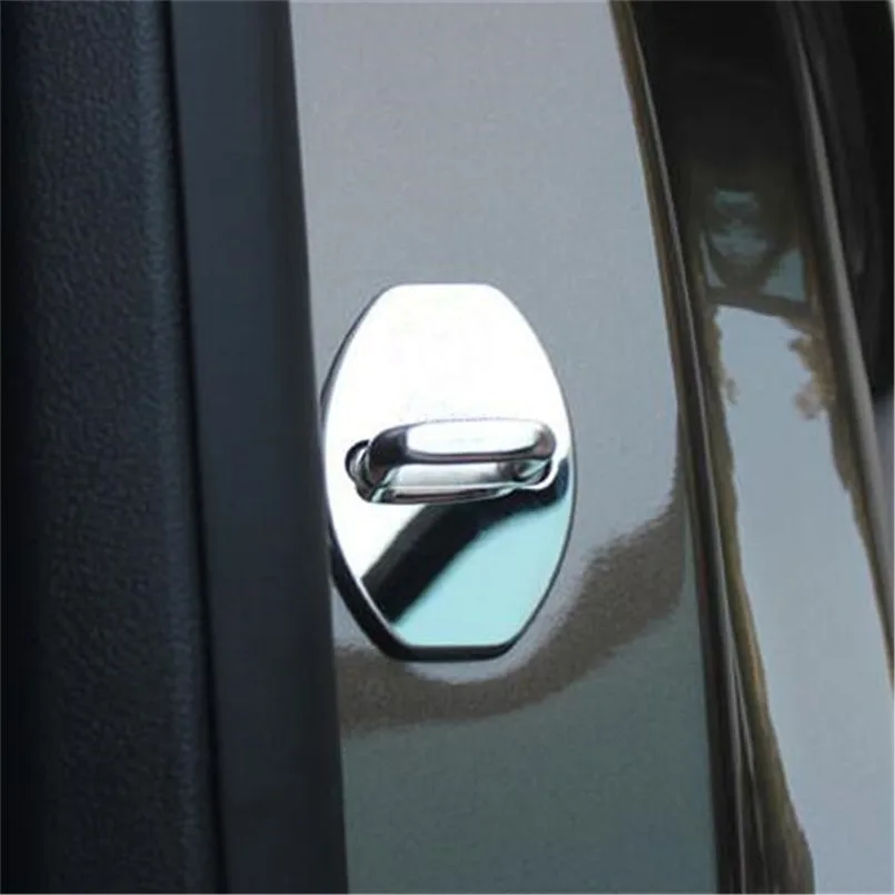 Car Door Lock cover lock buckle cover modification car styling case For Porsche Cayenne 911 Cayman Boxster