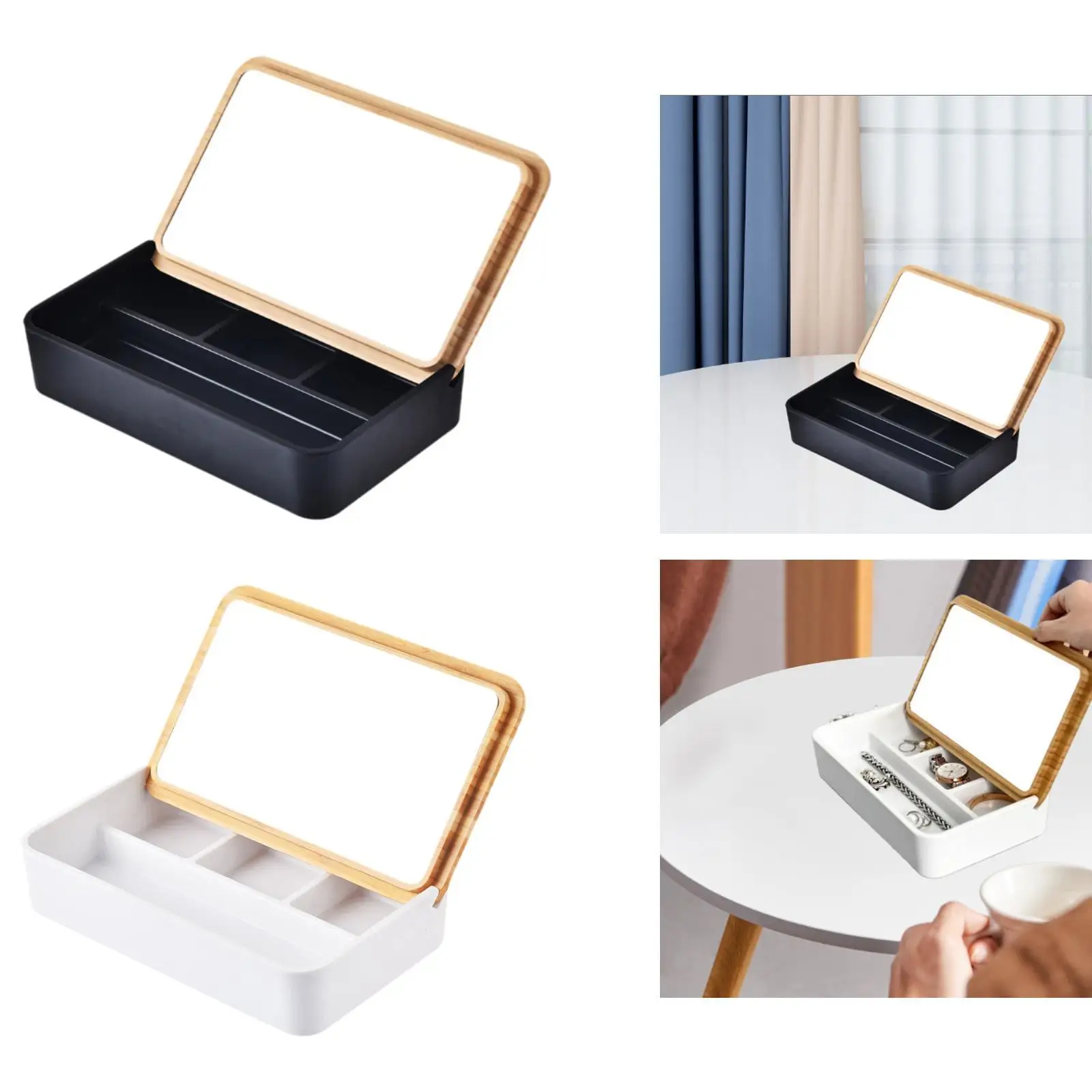 

Поднос для ювелирных изделий, подвески с крышкой, органайзер для ювелирных изделий для прилавок, витрины дома