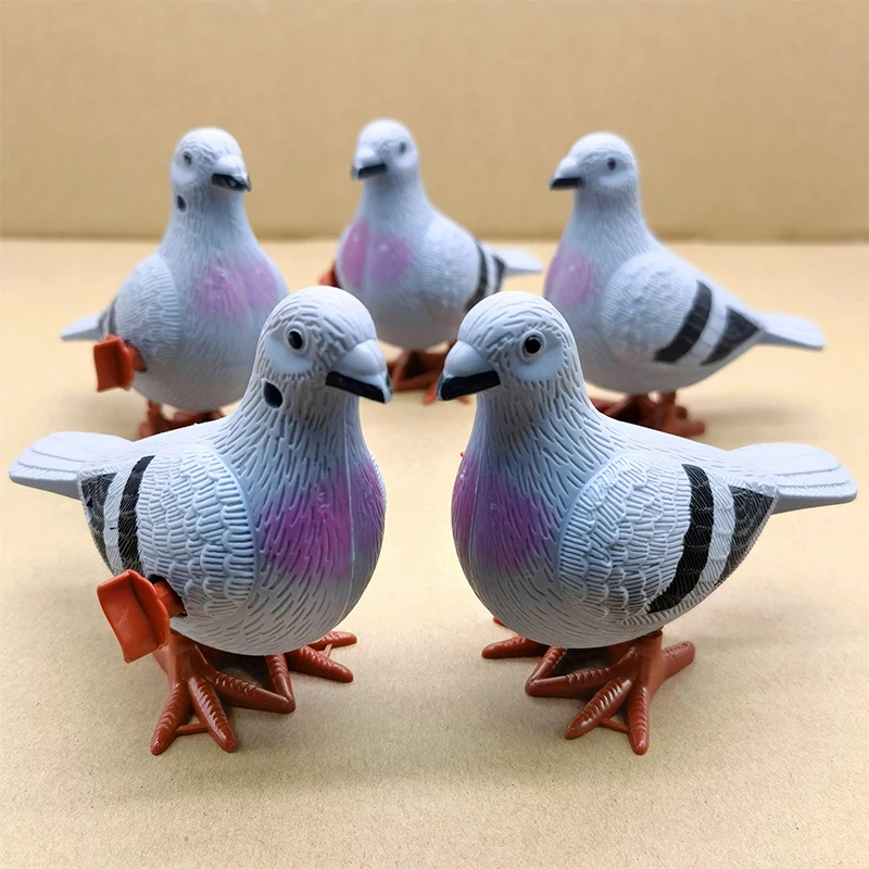 Net red wind-up toy jumping small pigeon simulation animal cute winding will jump infant toys 2-4 years old