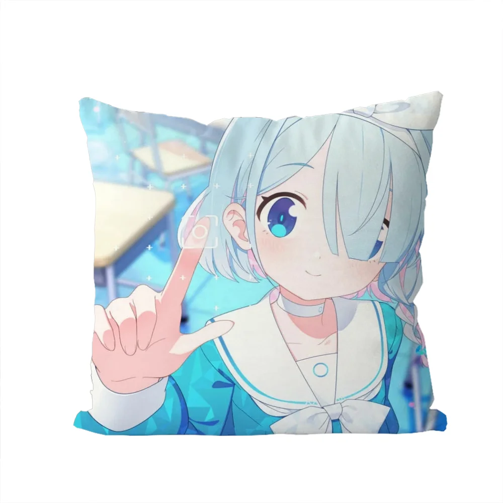 

Blue Archive Luxury Pillow Covers Double-sided For Car Pillows 45x45 Cushions Cover Home and Decoration Sofa Pillowcase 50x50