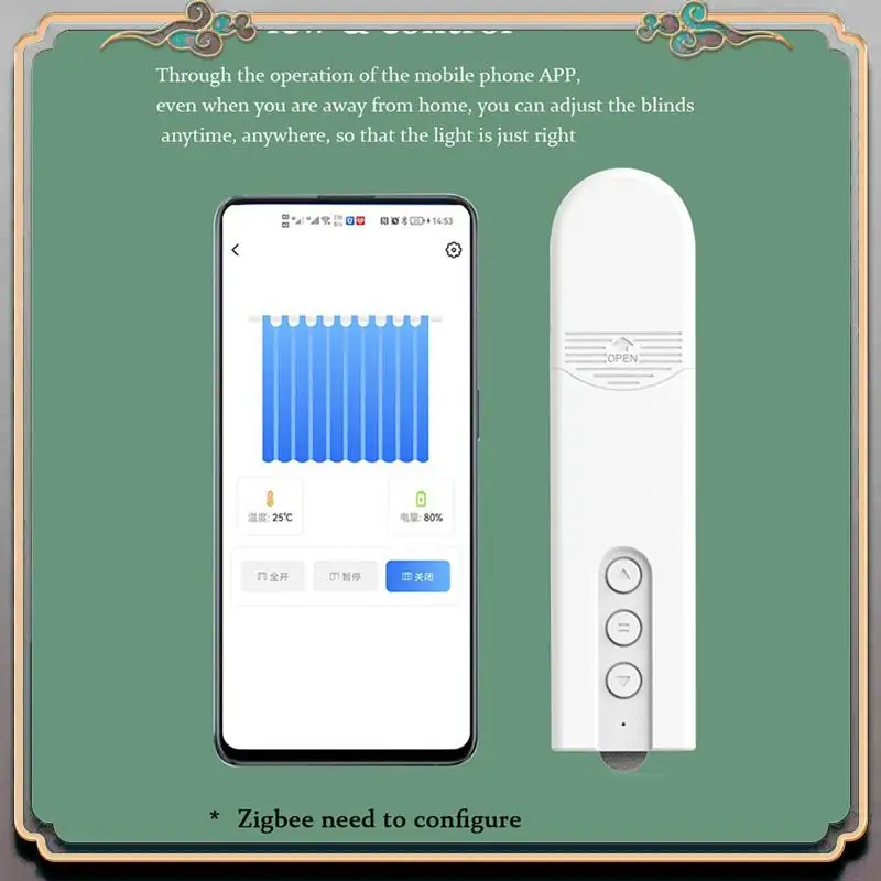 

Умный драйвер двигателя для жалюзи Tuya Zigbee, автоматические электрические рольставни, подъемный драйвер для штор с дистанционным управлением