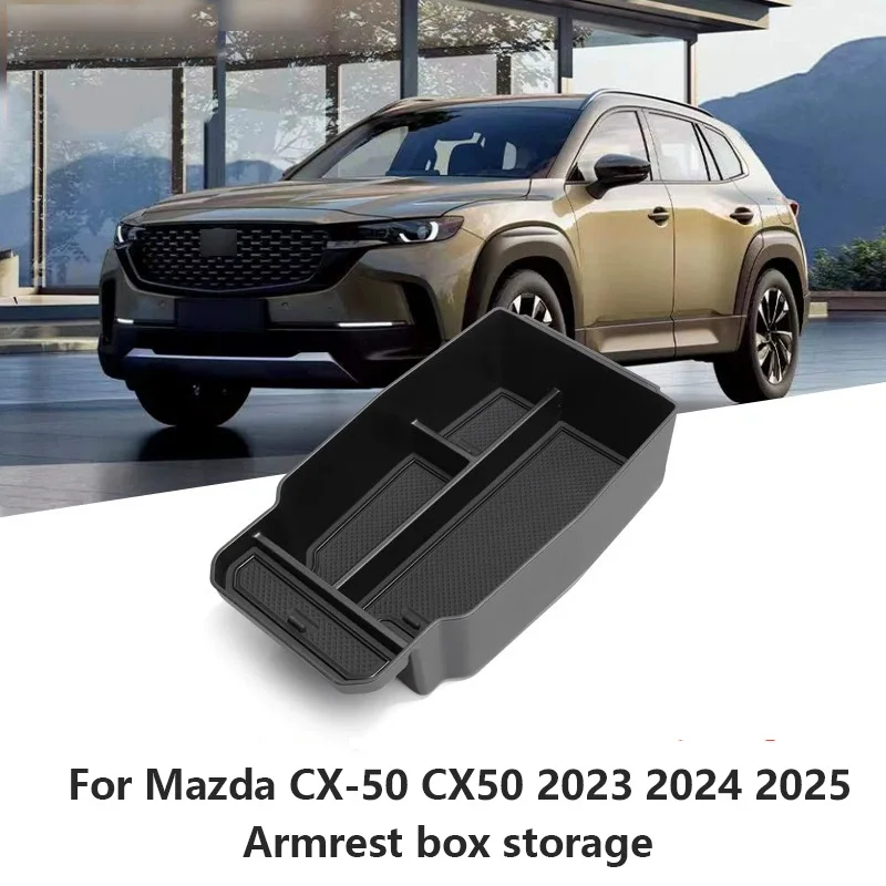 

Center Console Organizer Tray Compatible with Mazda CX-50 CX50 2023 2024 2025 Accessories, Insert Console Tray Secondary Storage