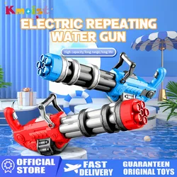 Electric Water Gun Continuous High Pressure Strong Automatic Spray Large Water Gun Toys for Boys Kids Summer Outdoor Party Toy