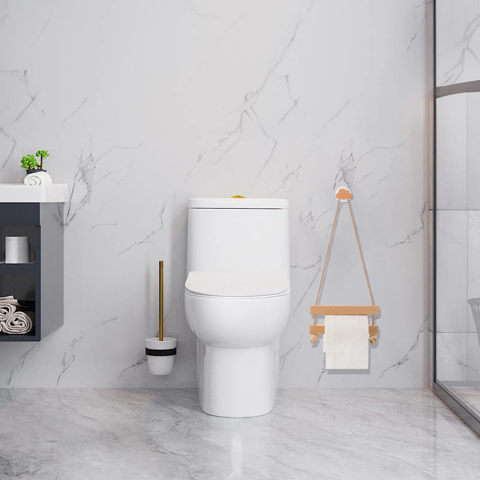 

Деревянный держатель для рулонной бумаги в деревенском стиле, настенный держатель для туалетной бумаги из массива дерева для ванной и кухни, декоративный.