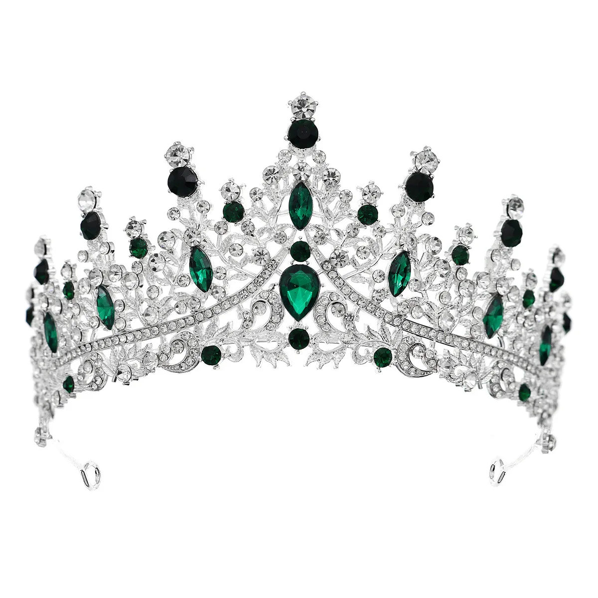 Bridal Tiara Rhinestone Crystal Headpiece Wedding Dress Accessories Crown Hair Ornament for Bridal/Birthday/Banquet/Party