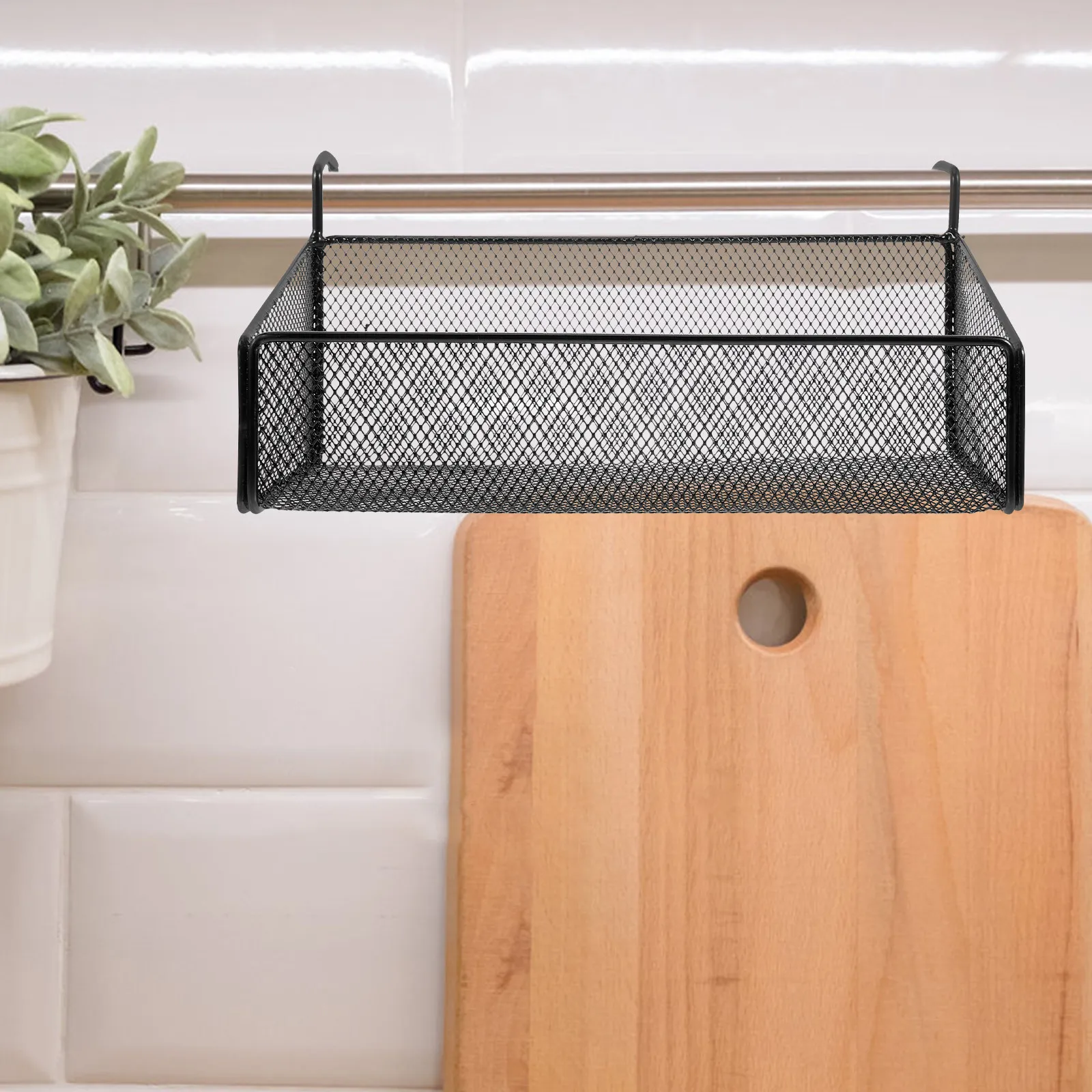 Pool Hanging Storage Basket Iron Wire Organizer Space Saving Hanging Rack for Bathroom Kitchen Sundries Shower Shelf