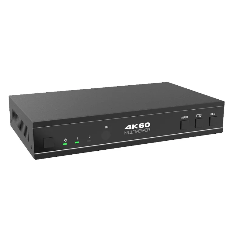 4K60Hz 2x1 Seamless Ultra HD Video Switcher - Multiviewer UHD Video - 2 Screens