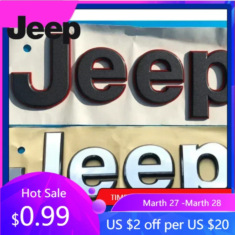 

For Jeep ABS Car Side Emblem Logo Auto Body Sticker Badge Decal for JEEP Grand Cherokee Automoblie Exterior Accesories Refit