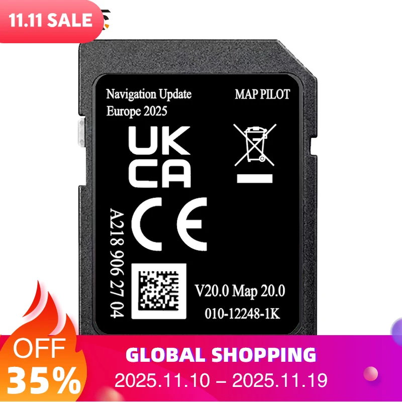 

A218 Map V20 Full Version 2025 Navigation for Mercedes Garmin A B C CLA CLS E GLS Car SD Card Europe Poland Spain Maps