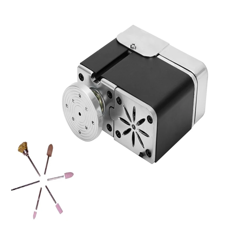 4 In 1 Mini เครื่องกลึงโลหะขนาดใหญ่60วัตต์12000Rpm Miniature ไม้เครื่องกลึงเหมาะสำหรับเด็กงานไม้ DIY การสอน