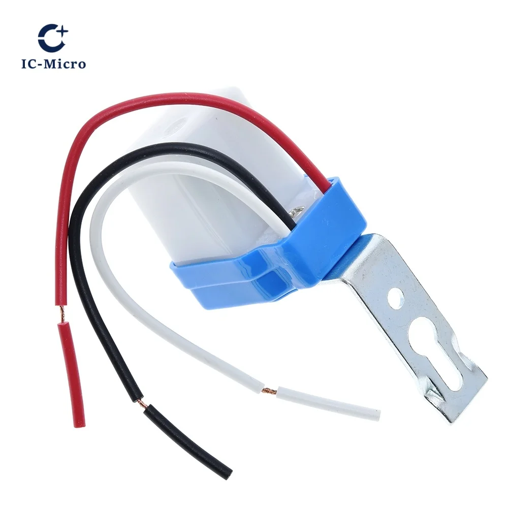 XZG Automatic Auto On Off Photocell Street Light Switch DC AC 220V 50-60Hz 10A Photo Control Photoswitch Sensor Switch 1-5PCS