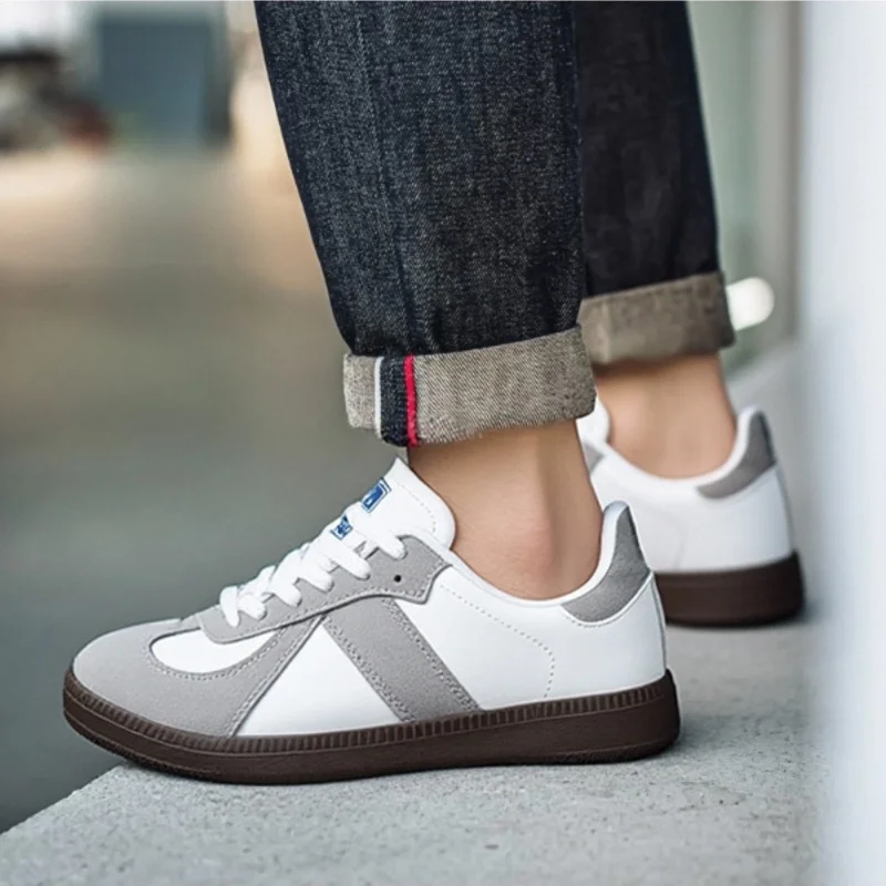 YRZL Comfortable Sneakers for Men Women PU Leather Casual Lightweight Walking Shoes Soft Sole Breathable Sport Sneakers Outdoor - Image 4