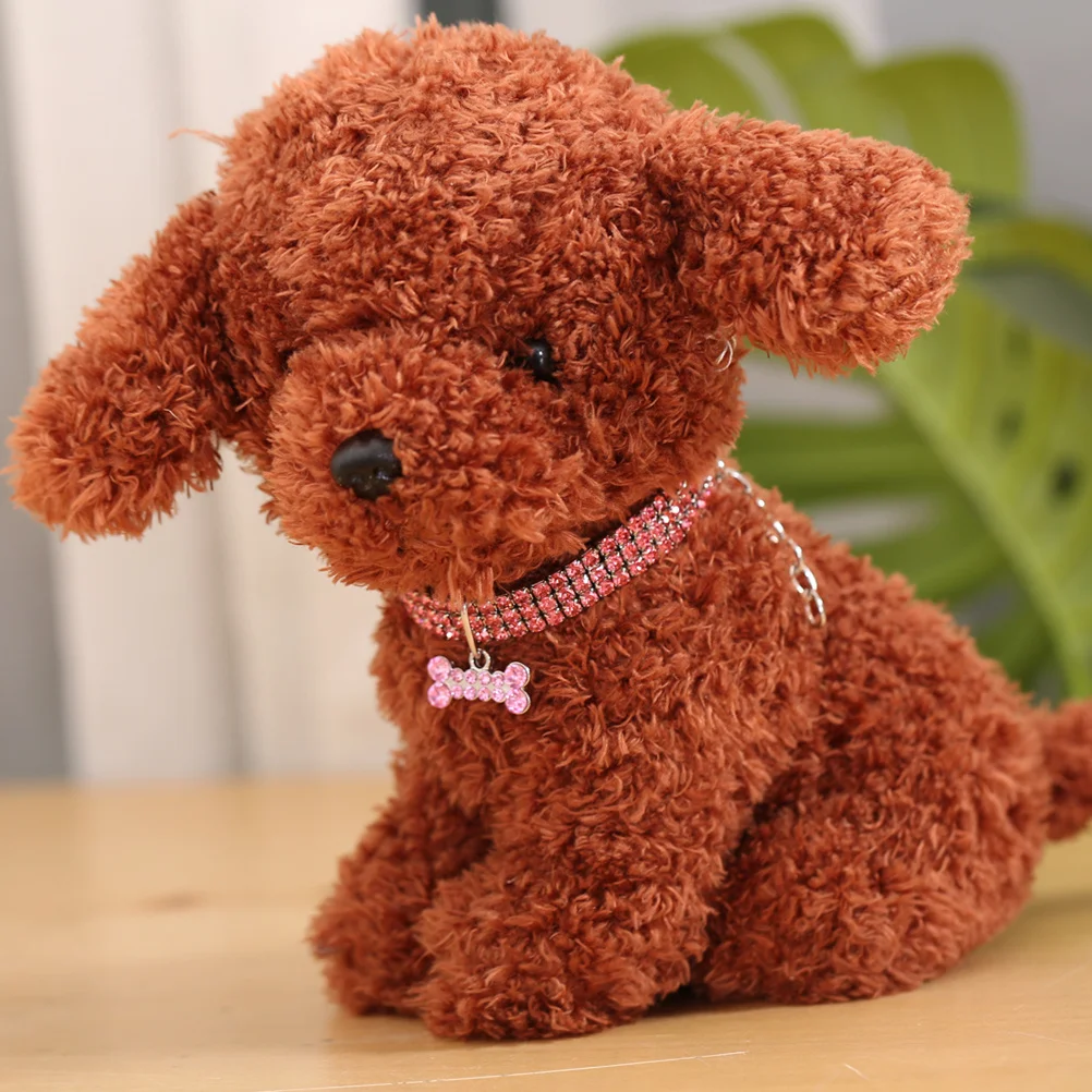 

1pc Pet Collar Bone Pendant Dog Necklace Pink Elastic Dog Collar 30Cm+5Cm Elastic For Cat Puppy Party Wear Pet Supplies