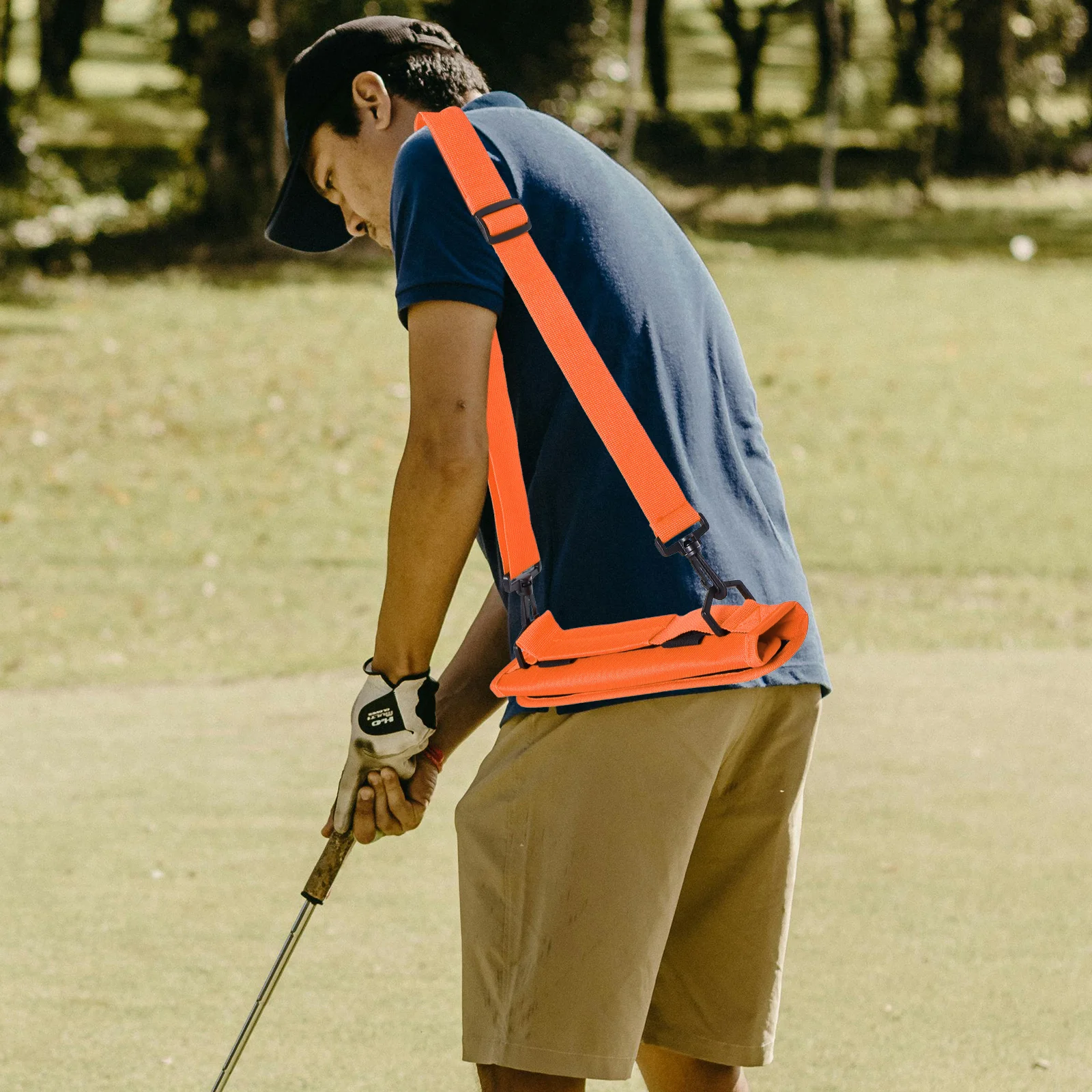 

Portable Golf Clubs Carry Bag Large Capacity Waterproof Lightweight Foldable Carrier Adjustable Shoulder Strap