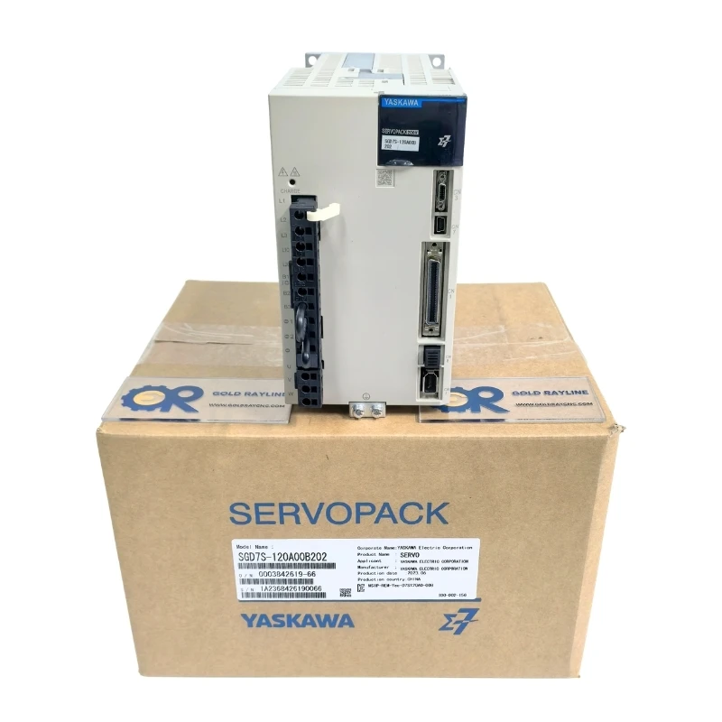 New In Box Yaskawa SGD7S-120A00B202 Servo Drive 1 Year Warranty