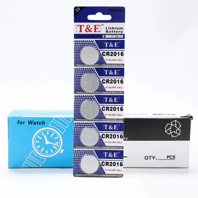 UKGF CR2016 Cell Coin Button Batteries CR2016 BR2016 DL2016 LM2016 Lithium Battery 3V CR 2016 For Watch Electronic