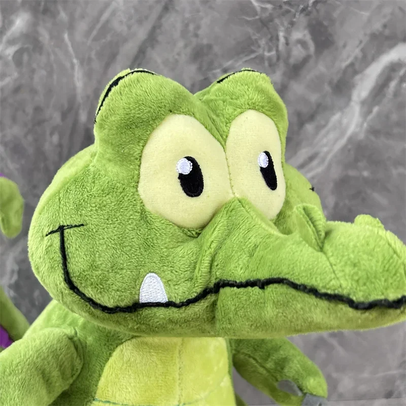 25cm Disney Parks Swampy Alligator Where's My Water? Stuffed Plush Doll Toys Throw Pillow Home Decoration Children Birthday Gift