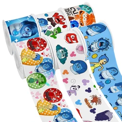 MINIS Disney Cartoon Inside Out Pattern Printing nastro in Grosgrain 5Yards per fiocchi per capelli fai da te Merry Party Dec Meterials