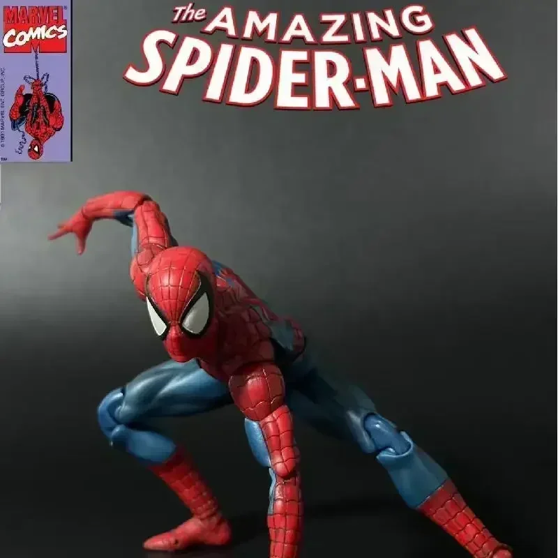 ألعاب Ct الجديدة Spider-Man Mafex 075 - The Amazing Spider-Man Comic Ver. – هدية نموذج لجسم الرسوم المتحركة