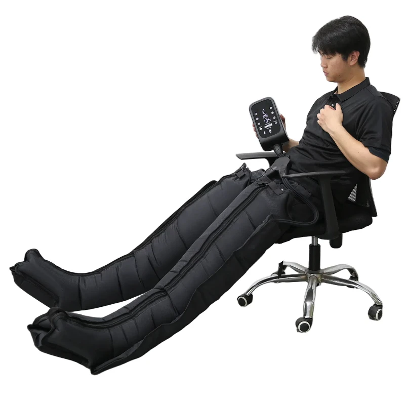 Portable Lymphatic Drainage Air Compression Recovery Boots Leg Massager Sport Muscle Circulation Relief