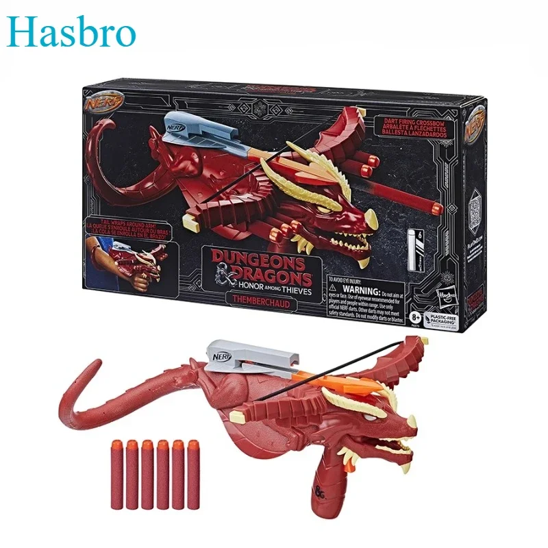 Hasbro Heat Nerf D&D Themberchaud Dragon and Dungeon Rogue Honor Red Dragon Crossbow Christmas Gift