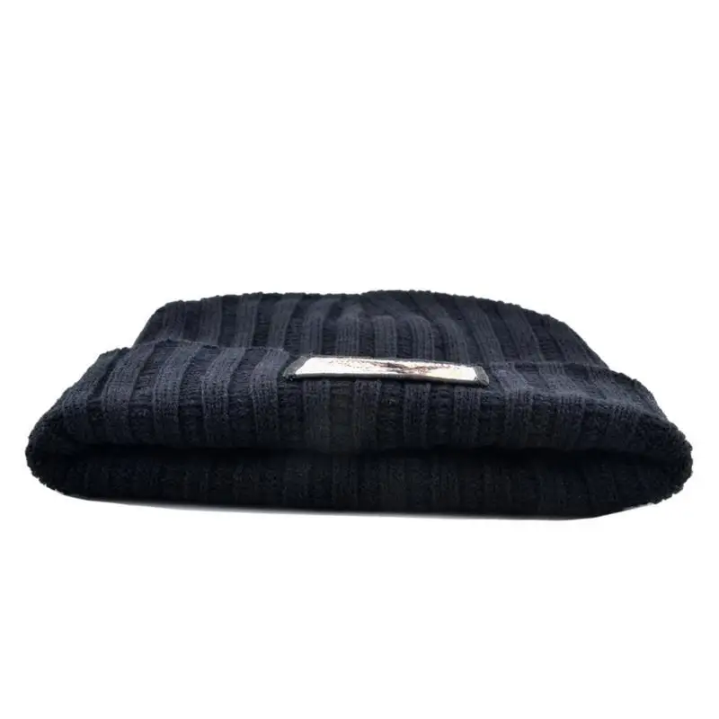 R1WE Gestrickte Beanie-Mütze, Damen-Baskenmütze, Herren-Mütze, Universal-Beanie-Kappen, warme Kopfbedeckung