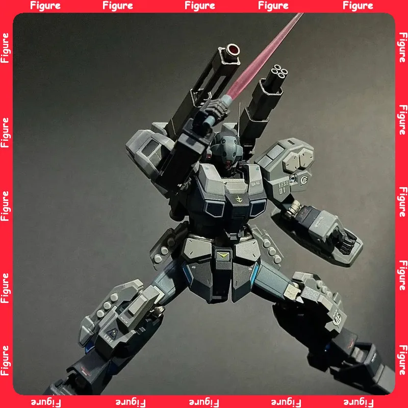 BAOBAO HG RGM-96X Jesta Cannon Action Figure - Kit de modelo de montagem em escala 1/144 U.C.0096 Anime colecionável para presentes de aniversário