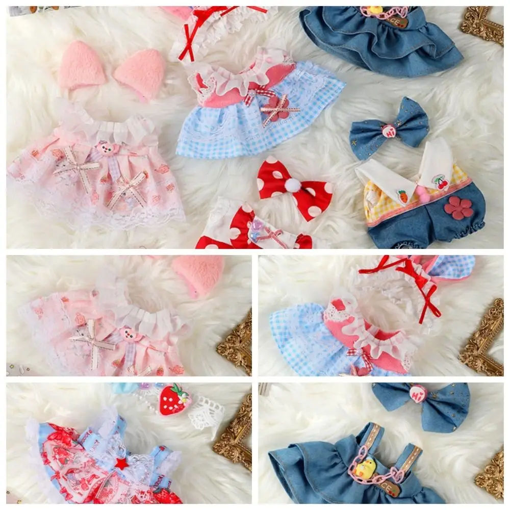 

Кукольная одежда, кукольное платье Лолиты, игрушечные аксессуары в стиле Лолиты, хлопковая кукольная одежда 20 см, подтяжки, платье принцессы