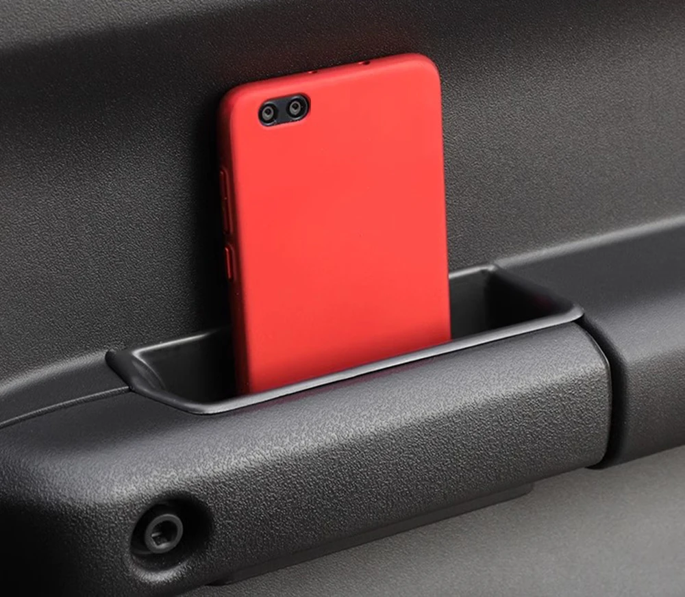 2PCS Car Door Inner Armrest Storage Box Organizer Tray Phone Holder for Suzuki Jimny JB64 JB74 JC74 2019-2026 Interior Accessory