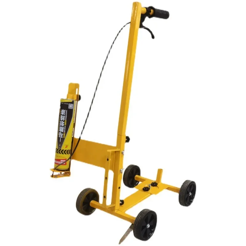 

Simple paint line drawing car, ground marking straight curve parking space basketball court marking machine tool car