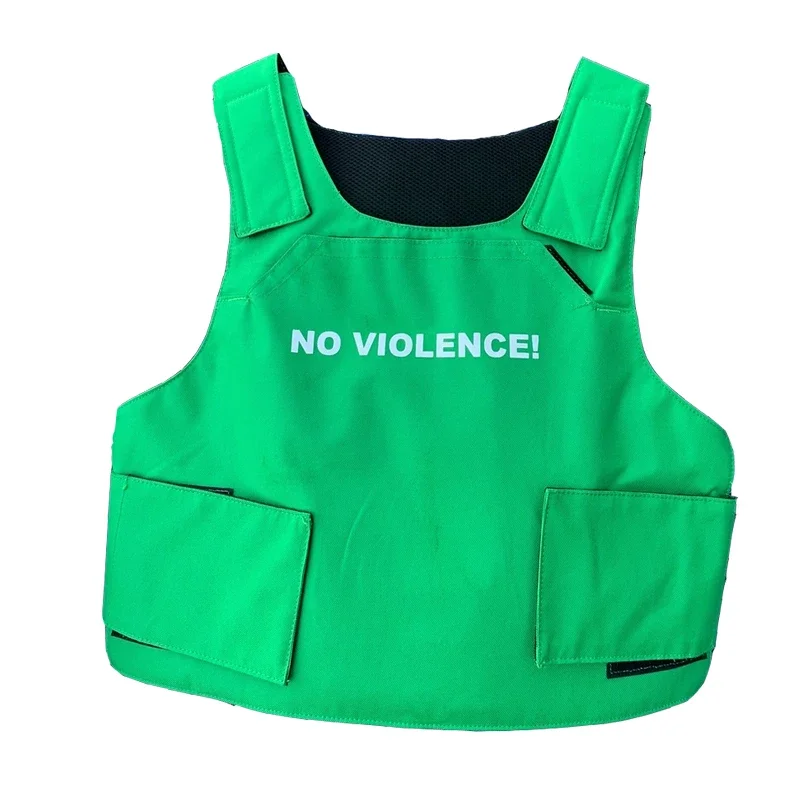 New 2026 Luxury Men Classic NO VIOLENCE MILITARY VEST Coats & Jackets / Down Coats Vest Cotton Thicken  Tactical Ballistic #44