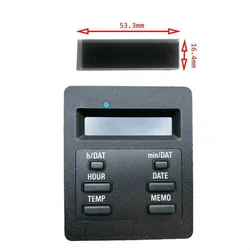 1PCS Car LCD Repair Display With 1PCS Conductive Strip For BMW E24 E28 E30 With The 6 Button/BC1 On Board Computer Unit 87-91