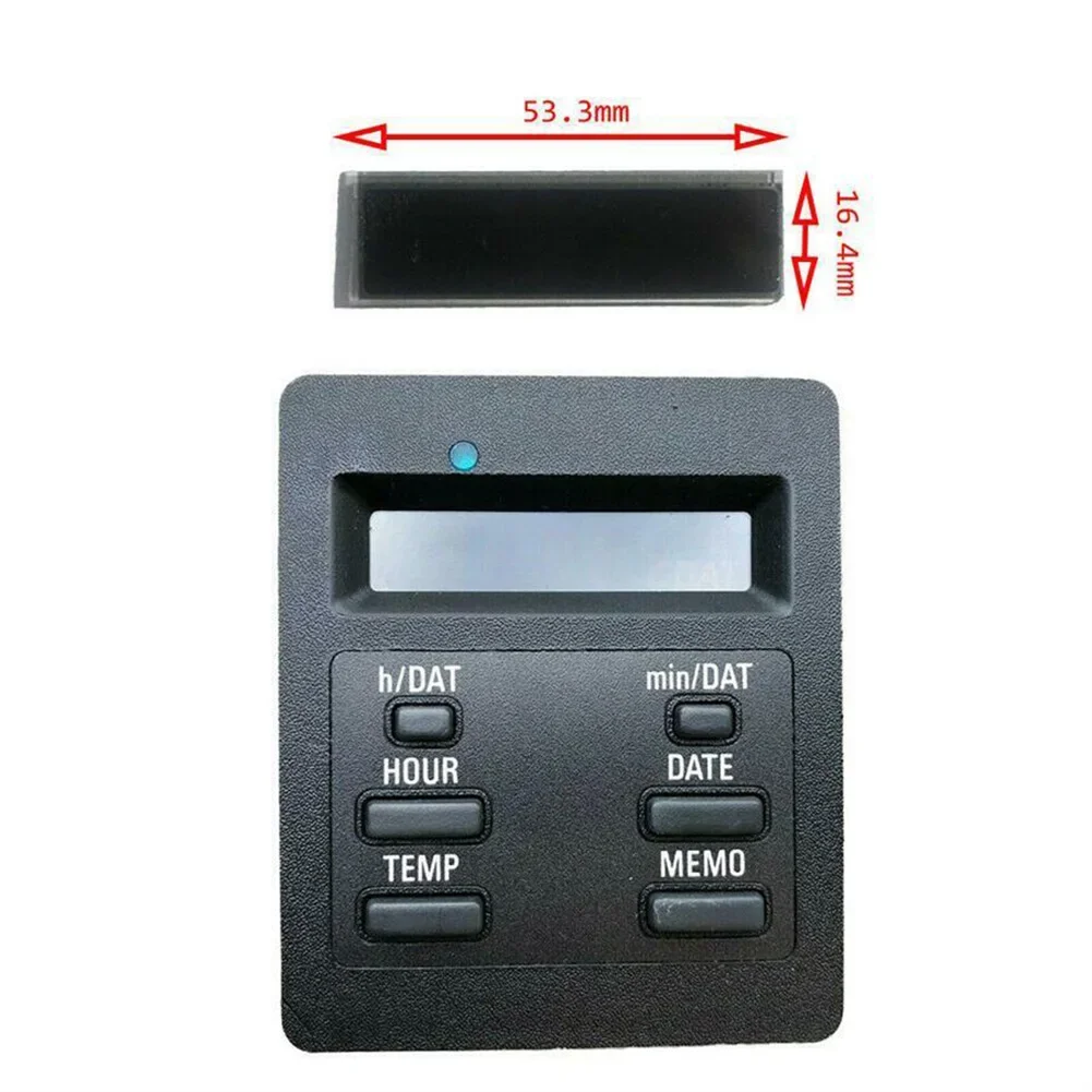 1PCS Car LCD Repair Display With 1PCS Conductive Strip For BMW E24 E28 E30 With The 6 Button/BC1 On Board Computer Unit 87-91